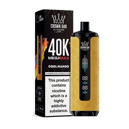 1_0006_Layer6.jpg AL FAKHER CROWN BAR MEGA MAX COOL MANGO ICE 40000 PUFFS - Image 1