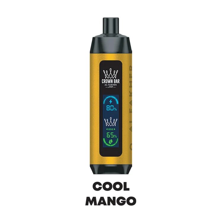 5_6bf3abdb-8d93-4df2-b713-3d890275fd68.jpg AL FAKHER CROWN BAR DISPOSABLE MANGO ICE 8000 PUFFS - Image 1