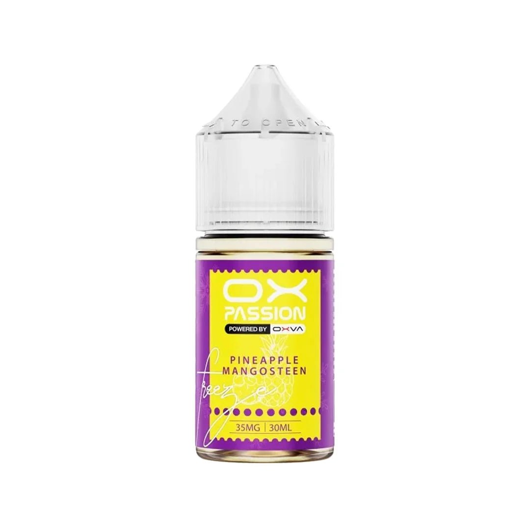 6932467633047.jpg OXVA OX PASSION PINEAPPLE MAINGOSTEEN FREEZE SALTNIC ICE 30ML - Image 1