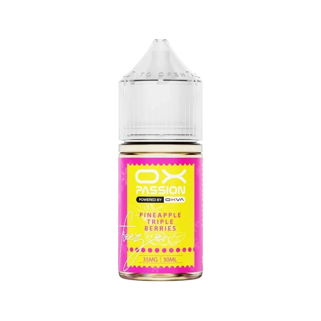 6932467633122.jpg OXVA OX PASSION PINEAPPLE TRIPLE BERRIES FREEZE SALTNIC ICE 30ML - Image 1