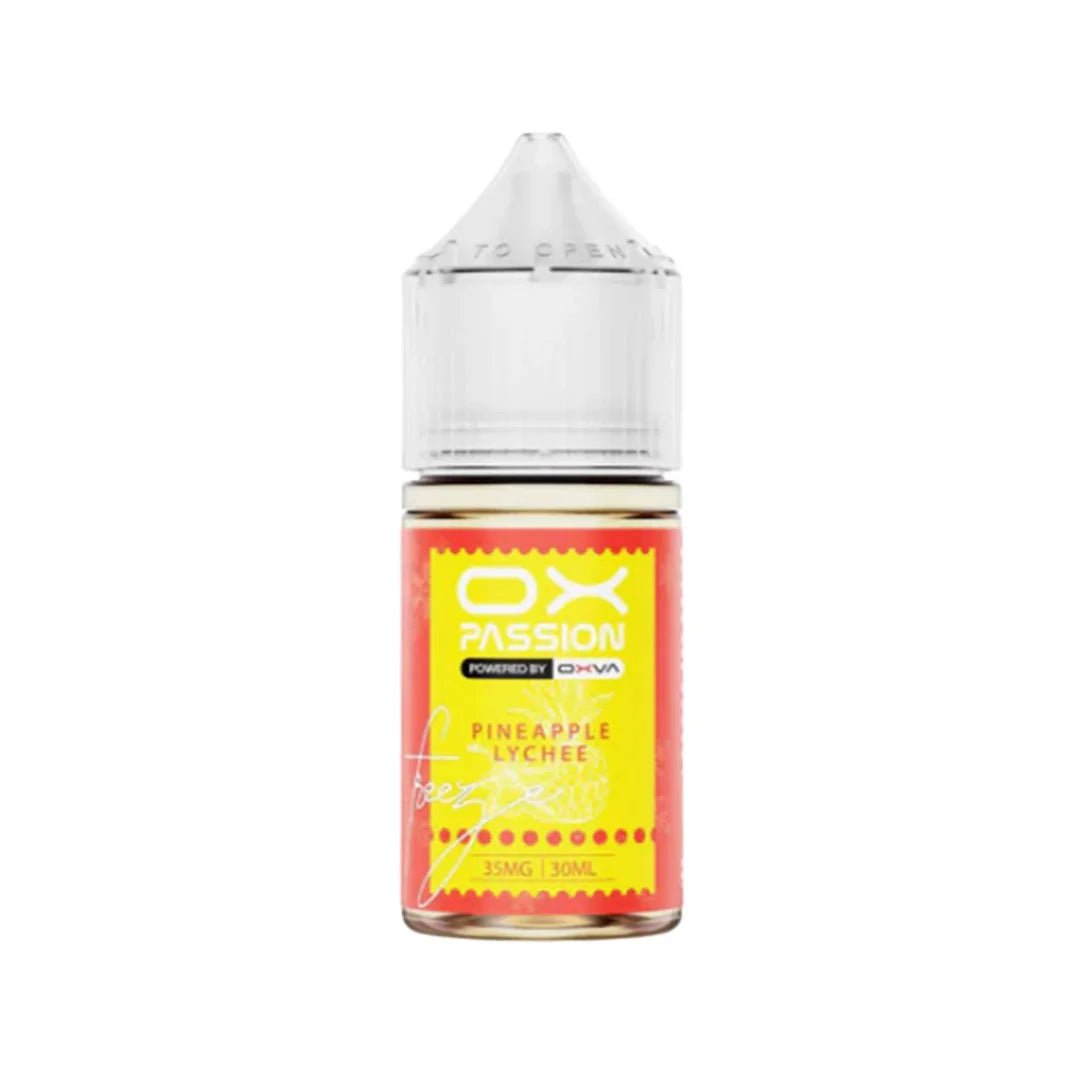 6932467633139_3b696107-c6a8-4ec5-b238-6cdfb9aeb1b9.jpg OXVA OX PASSION PINEAPPLE LYCHEE FREEZE SALTNIC ICE 30ML - Image 1