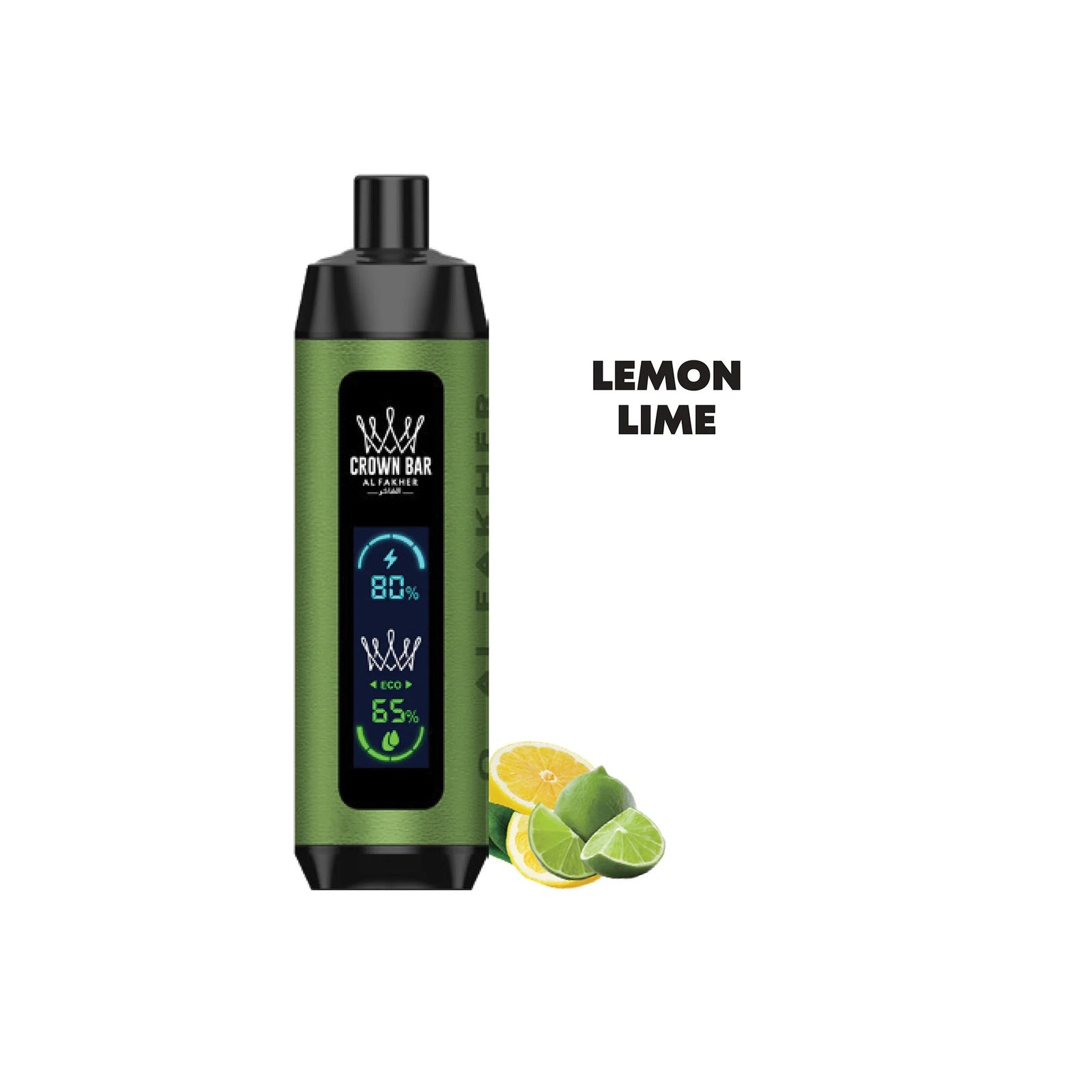6_1.jpg AL FAKHER CROWN BAR DISPOSABLE LEMON LIME 8000 PUFFS - Image 1