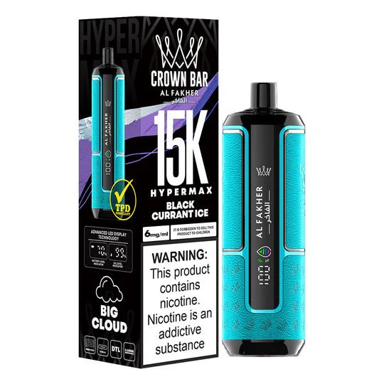 BLACKCURRANT-ICE_540x_f3a30b44-580b-47ab-8ad6-23b1f67451d9.jpg AL FAKHER CROWN BAR DISPOSABLE BLACKCURRANT ICE 15000 PUFFS - Image 1