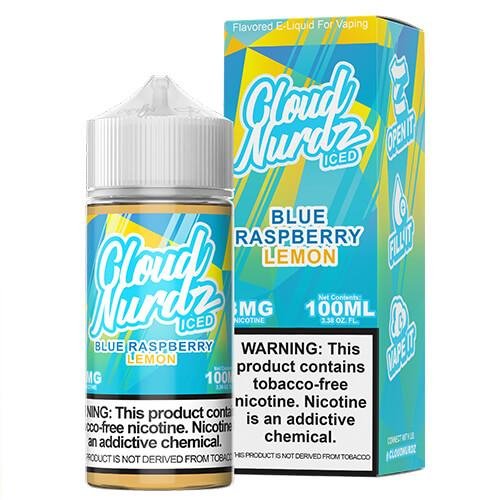 CloudNurdzTFN-100ml-BlueRaspberryLemonICED_800x_55c46dcd-f832-4e58-b6f5-d9b76da17d46.jpg Blue Raspberry Lemon Iced by Cloud Nurdz E-Liquid 100ML - Image 1