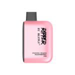 RIPPER BY RUFPUF - Disposable Poppin Peach Raspberry Ice 6000 Puffs 5% - Image 3