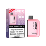 RIPPER BY RUFPUF - Disposable Poppin Peach Raspberry Ice 6000 Puffs 5%