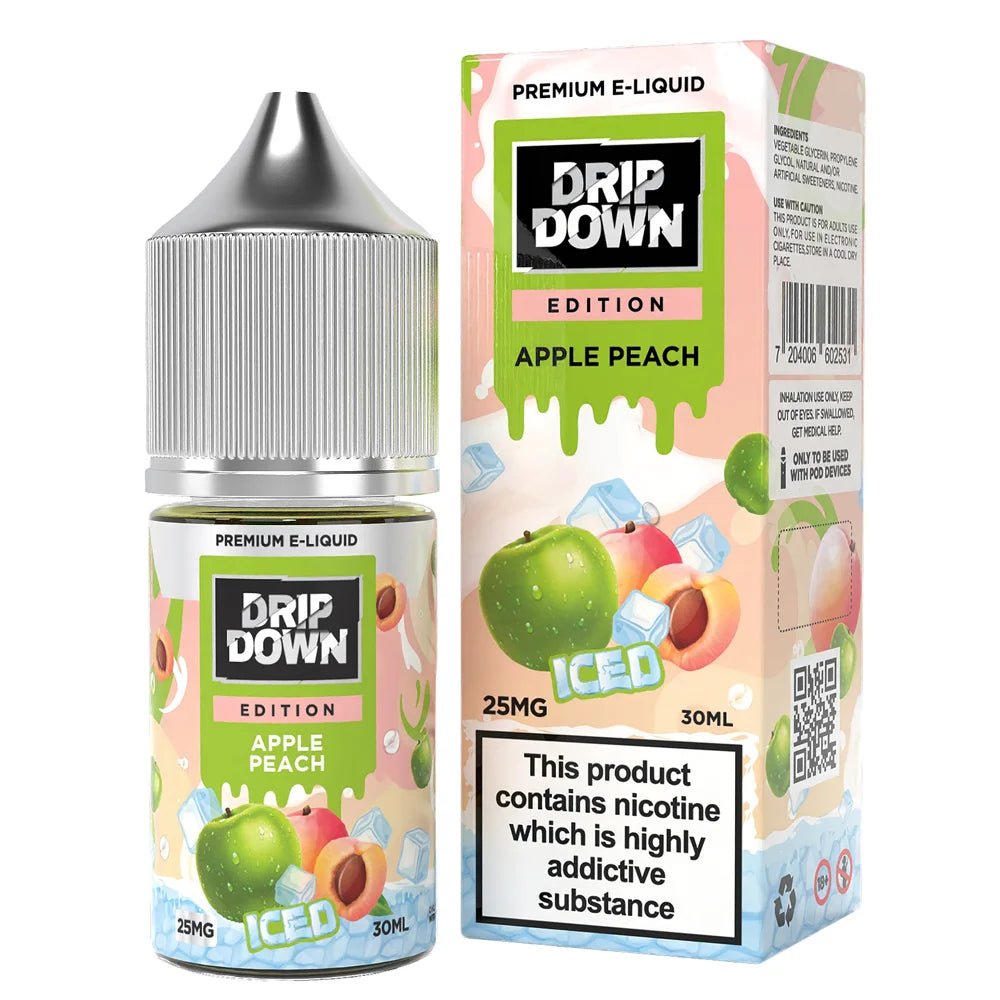 DRIPDOWNEDITIONAPPLEPEACHICED30ML.jpg DRIP DOWN EDITION APPLE PEACH ICED 30ML - Image 1