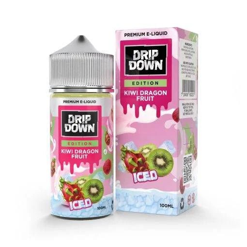 DRIPDOWNEDITIONKIWIDRAGONFRUITICEFREEBASE100ML6MG.jpg DRIP DOWN EDITION KIWI DRAGON FRUIT ICE FREE BASE 100ML - Image 1