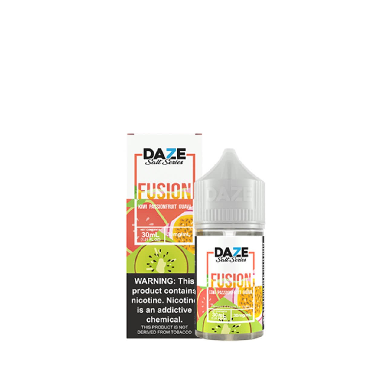 Daze.jpg DAZE SALT FUSION KIWI PASSION FRUIT GUAVA 30ML - Image 1