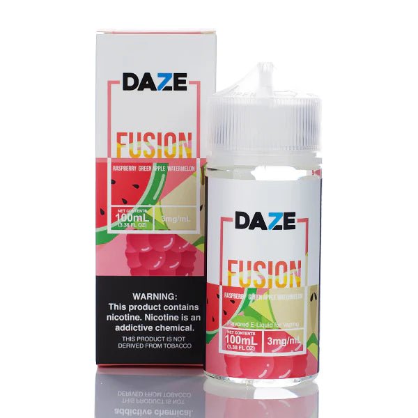 DazeFusionR.G.W.Gallery.jpg DAZE SALT FUSION RASPBERRY GREEN APPLE WATERMELON 100ML - Image 1