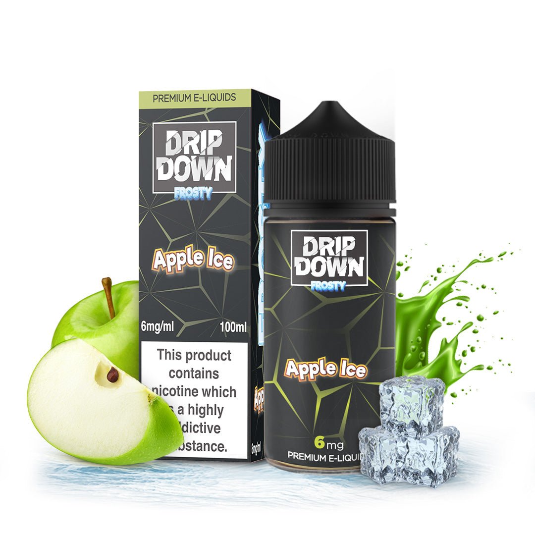 Drip-down-frosty-Apple-Ice-100ml.jpg DRIP DOWN FROSTY APPLE ICE 100ML 06MG - Image 1