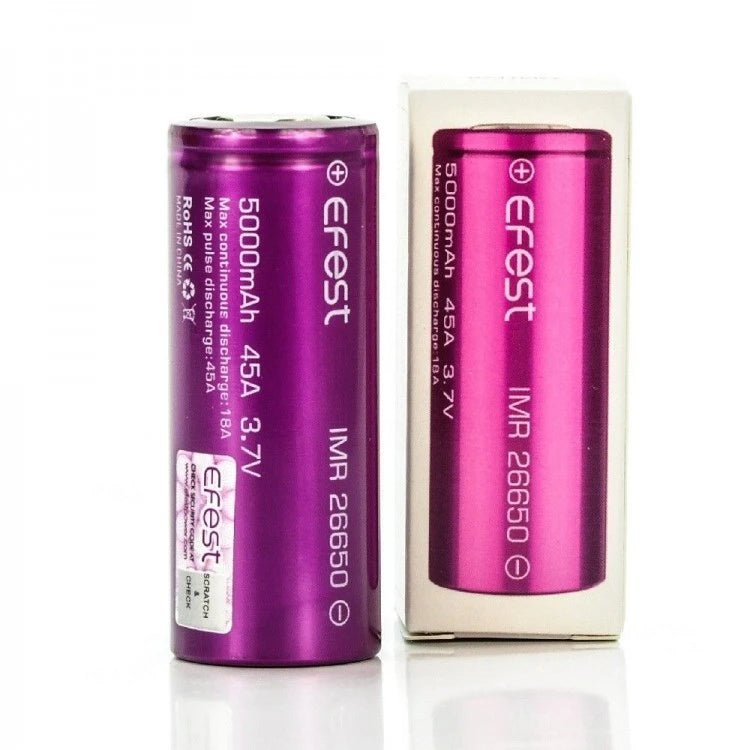 EFESTIMR266505000MAHBATTERY.jpg EFEST IMR 26650 5000 MAH BATTERY - Image 1