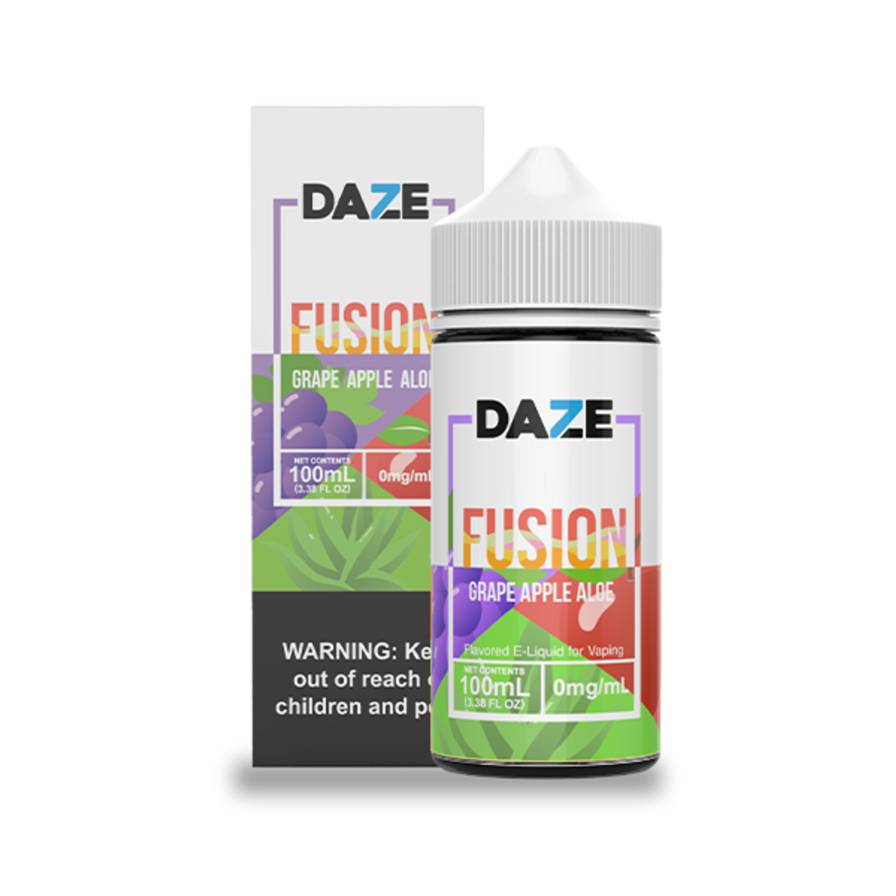 GAA__77538.png DAZE SALT FUSION GRAPE APPLE ALOE 100ML - Image 1