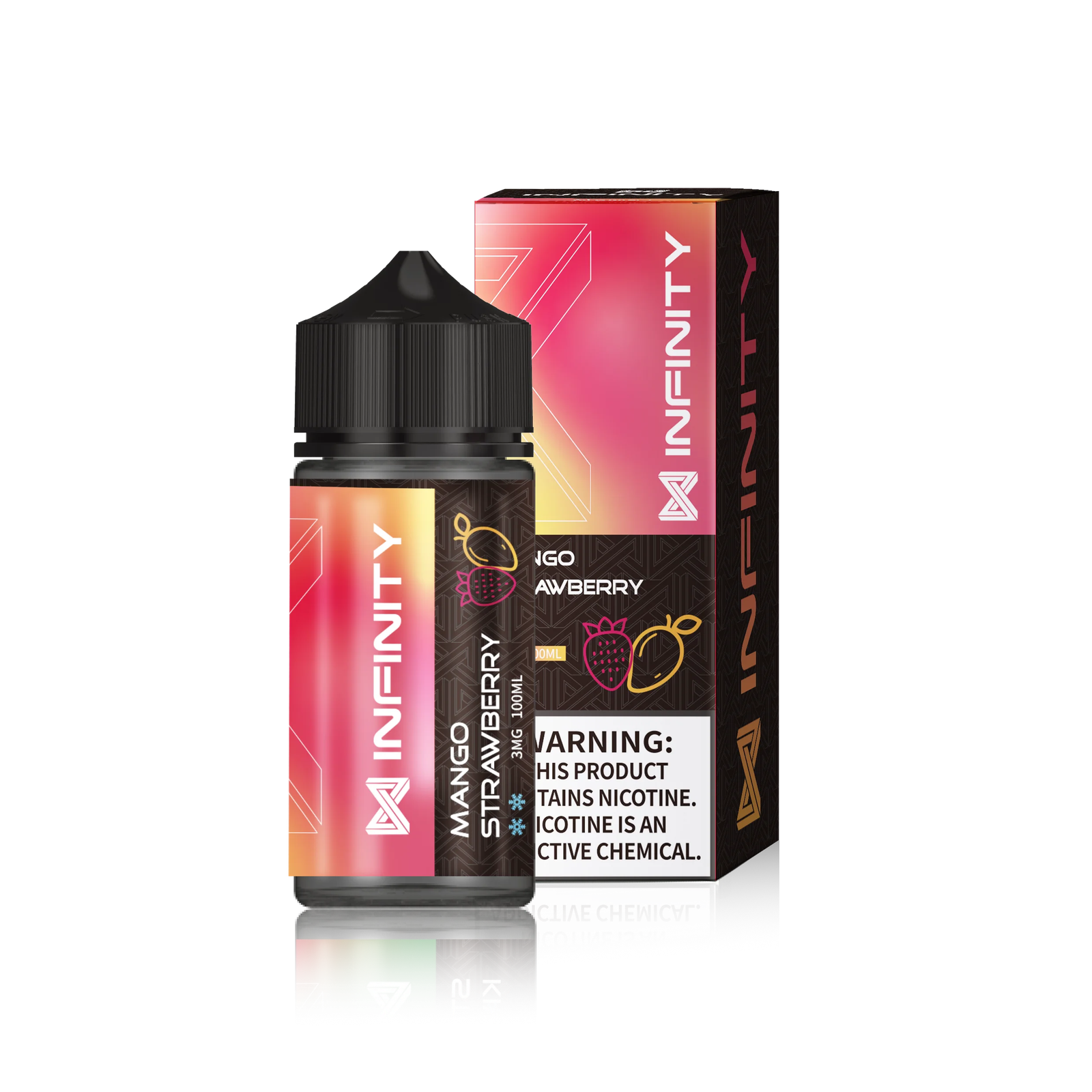 INFINITYMANGOSTRAWBERRYICEFREEBASE100ML.png INFINITY MANGO STRAWBERRY ICE FREE BASE 100ML - Image 1