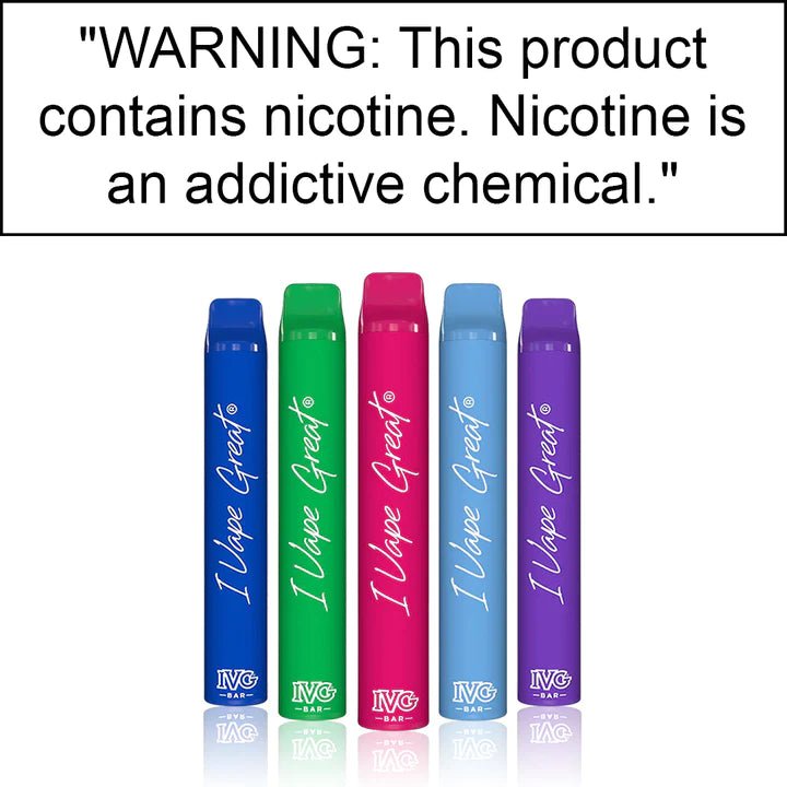 IVGBar.jpg IVG BAR DISPOSABLE 3% 3000 PUFFS - Image 1