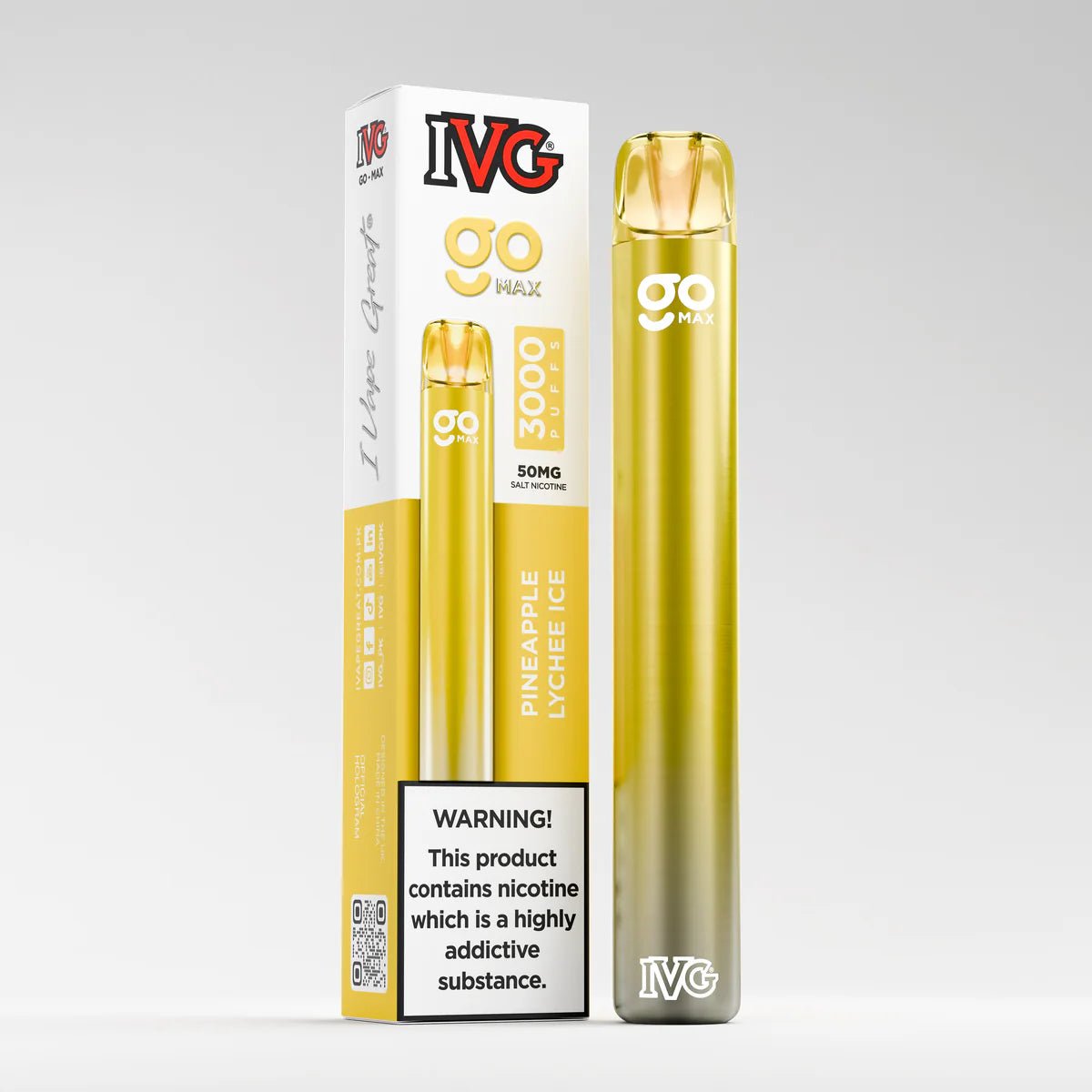 IVGGOMAXDISPOSABLEPINEAPPLELYCHEEICE3000PUFF50MG.jpg IVG GO MAX DISPOSABLE PINEAPPLE LYCHEE ICE 3000 PUFFS - Image 1