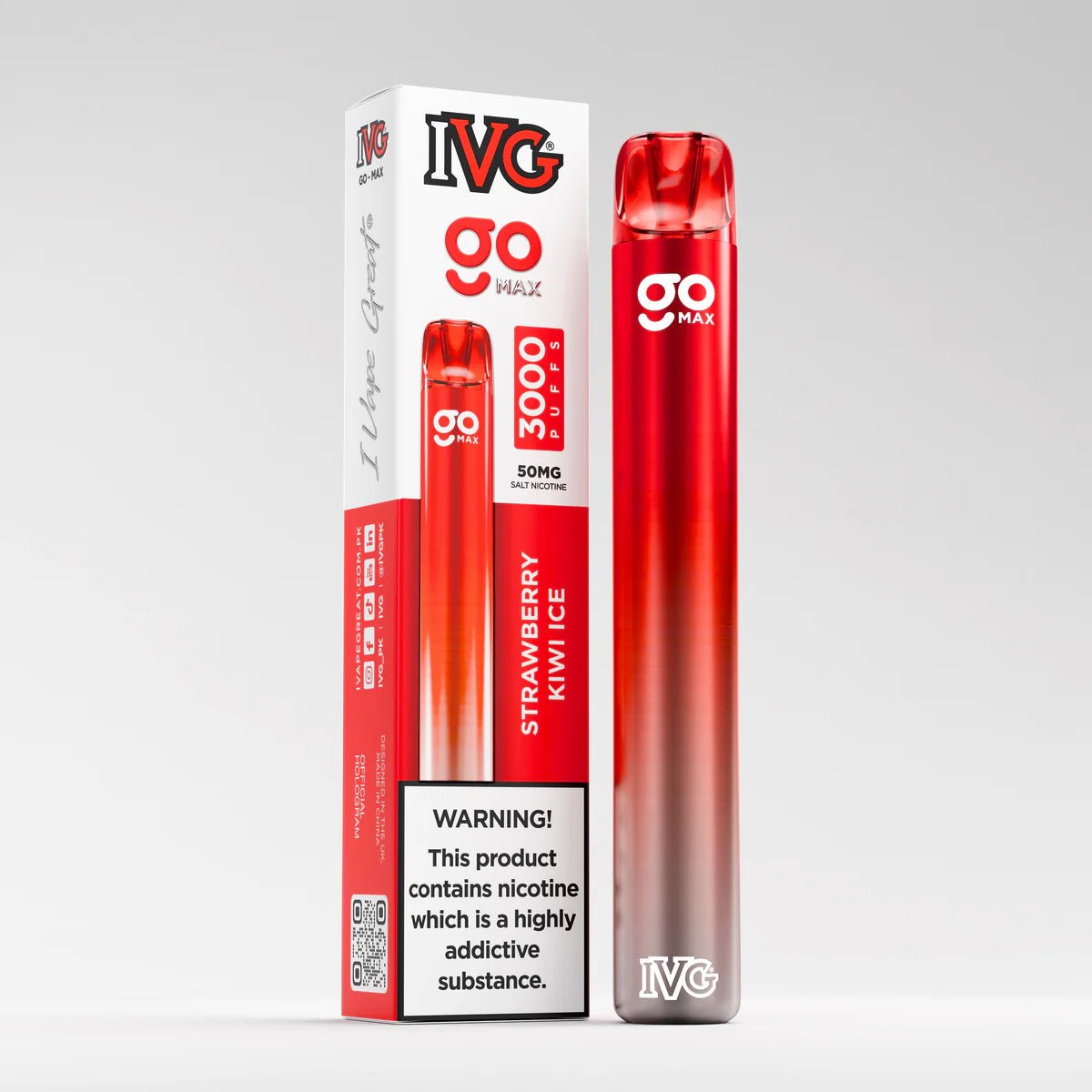IVGGOMAXDISPOSABLESTRAWBERRYKIWIICE3000PUFF50MG.jpg IVG GO MAX DISPOSABLE STRAWBERRY KIWI ICE 3000 PUFFS - Image 1