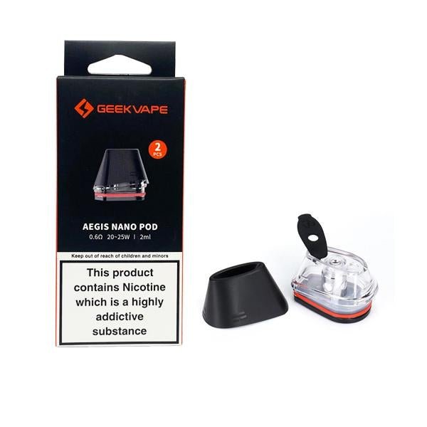 JWNAegisNanoReplacePods2ml.jpg GEEK VAPE AEGIS NANO REPLACEMENT PODS - Image 1