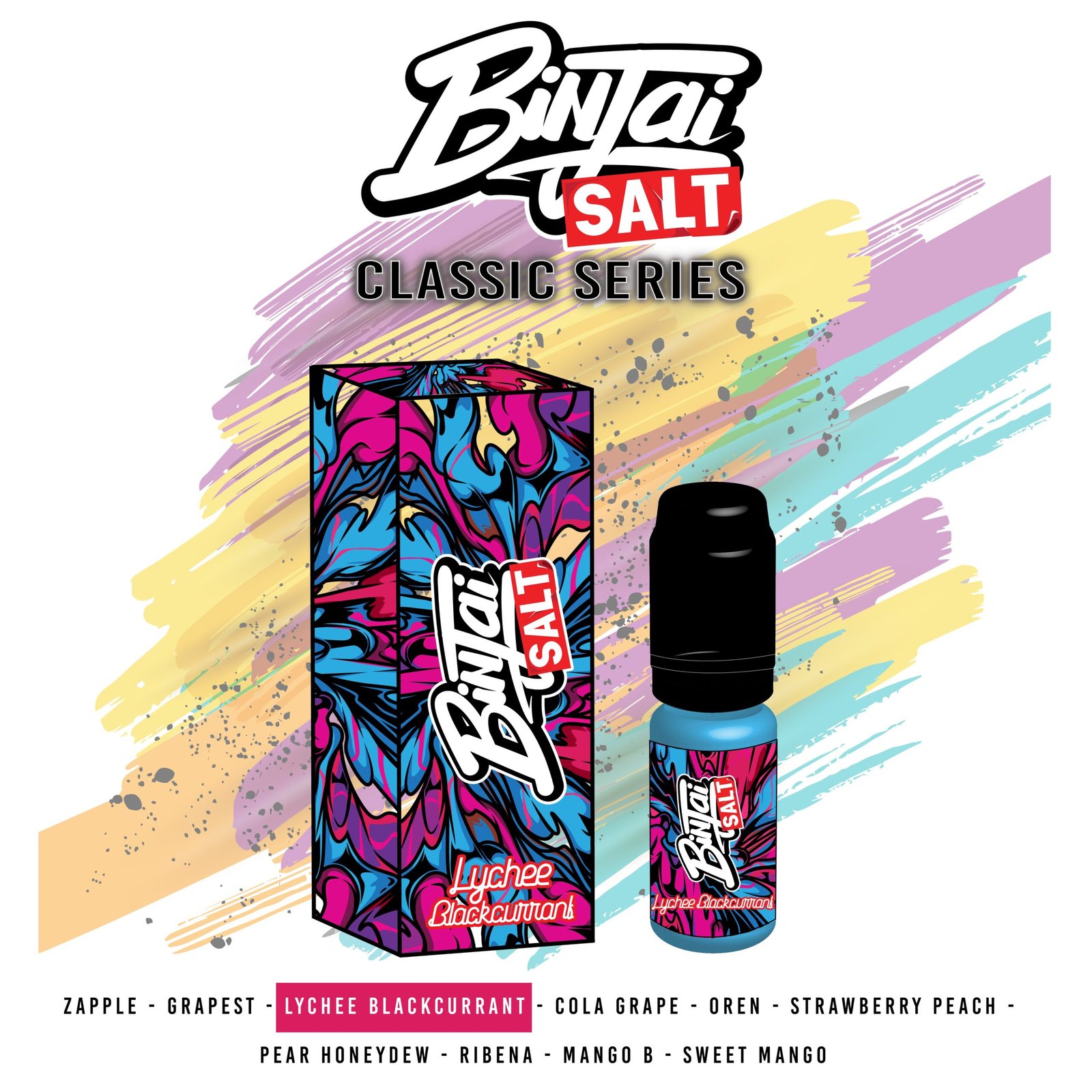 LYCHEE-BLACKCURRANT.jpg BINJAI JUICE SALT LYCHEE BLACKCURRANT 10ML - Image 1