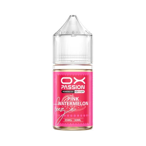 OXVAOXPASSIONPINKWATERMELONFREEZEICESALTNIC30ML.jpg OXVA OX PASSION PINK WATERMELON FREEZE ICE SALTNIC 30ML - Image 1