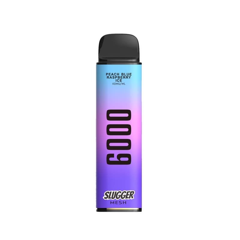 Peach-Blue-Raspberry-Ice-Slugger-Disposable.jpg SLUGGER DISPOSABLE PEACH BLUE RASBERRY ICE 6000 PUFF 40MG - Image 1