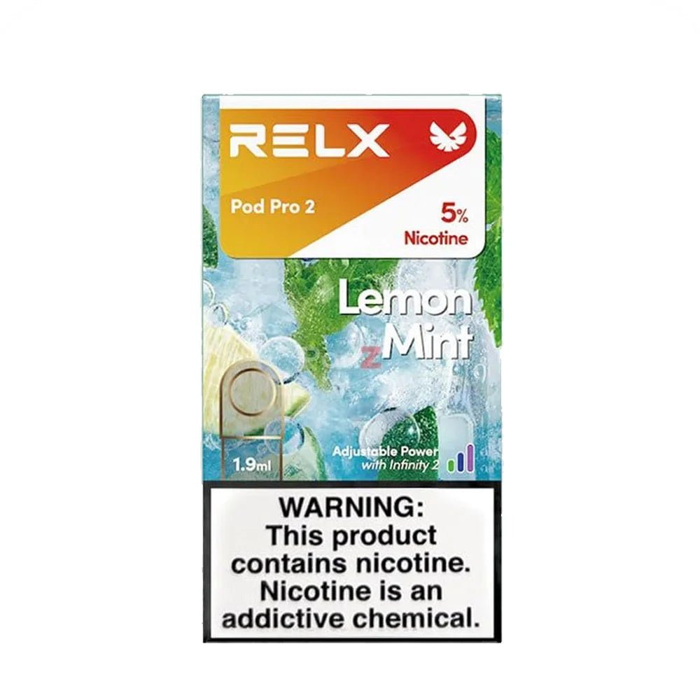 RELXPREFILLEDPODLEMONMINTFRUIT5MGNICOTINE_b102c7f6-2e3c-4ae9-8625-c49ee060539e.jpg RELX POD PRO 2 5% NICOTINE - Image 1