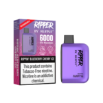 RIPPER BY RUFPUF - Disposable Rippin Blueberry Cherry Ice 6000 Puffs 5%