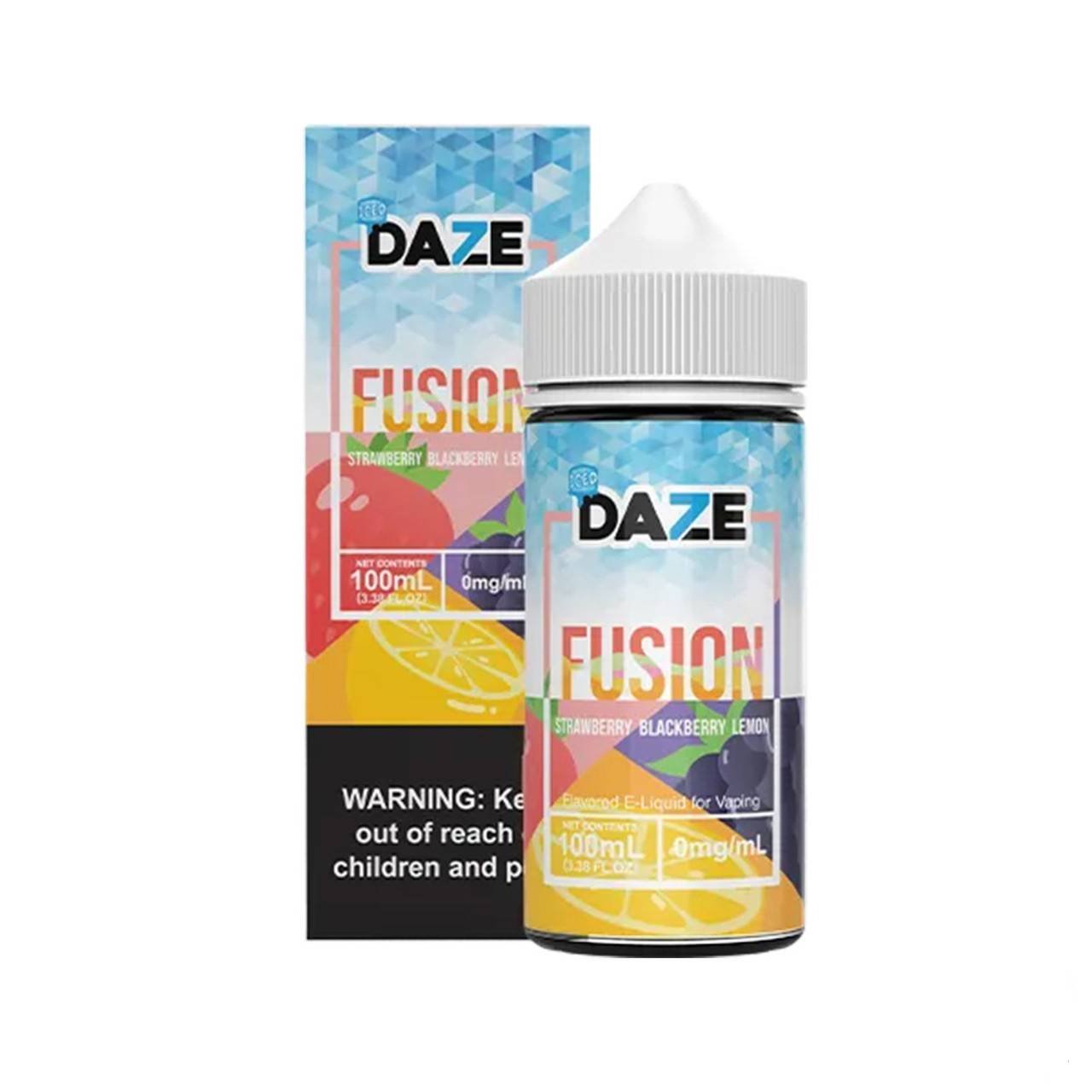 Strawberry-Blackberry-Lemon-Iced-100ml-7-Daze-Freebase.jpg DAZE FUSION STRAWBERRY BLACKBERRY LEMON 100ML - Image 1