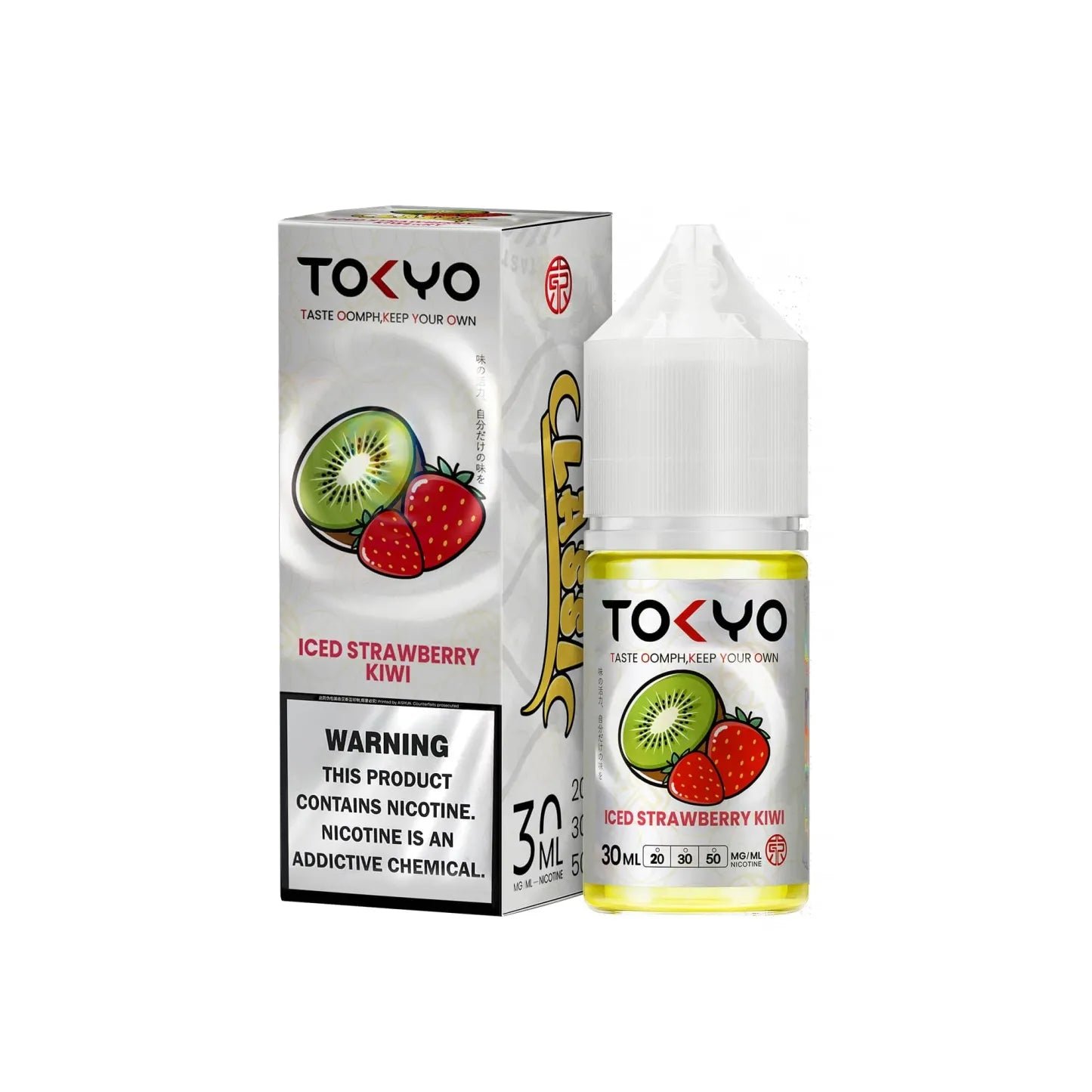 TOKYOSALTNICICEDSTRAWBERRYKIWI30ML.jpg TOKYO CLASSIC SERIES ICED STRAWBERRY KIWI 30ML - Image 1