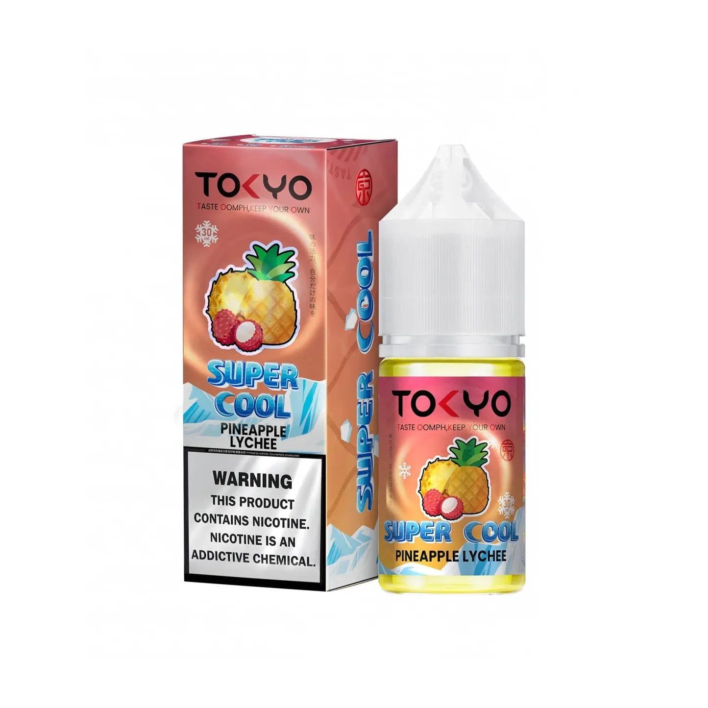 TOKYOSUPERCOOLPINEAPPLELYCHEEICESALTNIC30ML_f19ae72b-dabb-453b-9d63-a139adda3616.jpg TOKYO SUPER COOL PINEAPPLE LYCHEE ICE SALTNIC 30ML - Image 1