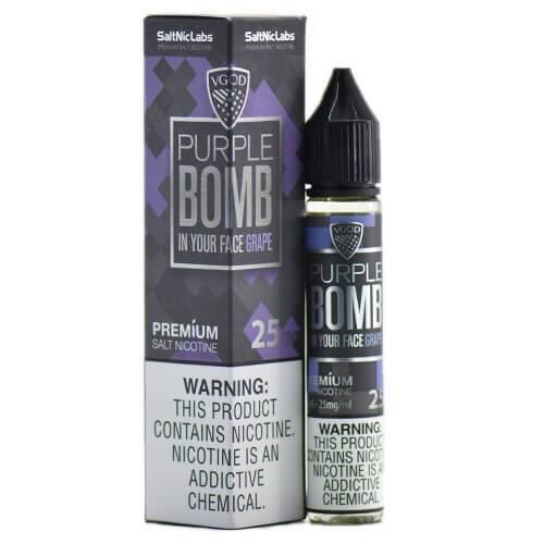 Vgod_Salt_Nic_-_30_Purple_Bomb_800x_f3678158-dcd7-4657-990e-ee42bbce7de3.jpg PURPLE BOMB VGOD SALTNIC 30ML - Image 1