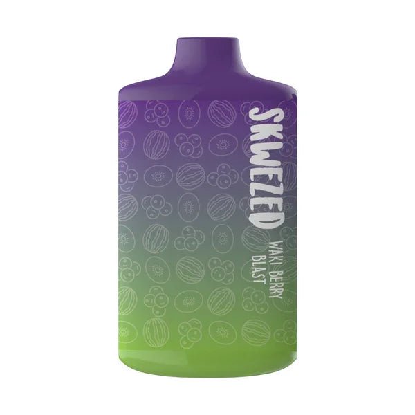WAKIBERRYBLAST.jpg SKWEZED DISPOSABLE WAKI BERRY BLAST 5000 PUFF 5% - Image 1