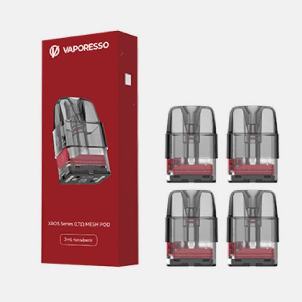 Xros-Replacement-Pods-0.7ohm.jpg VAPORESSO XROS 3ML 0.7 MESH POD - Image 1