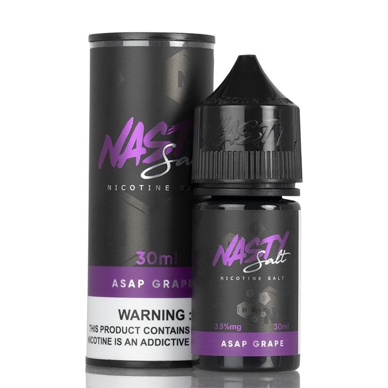 asap_grape_-_nasty_salt_-_30ml.jpg ASAP Grape Nasty Salt 30ML (35mg , 50mg) - Image 1