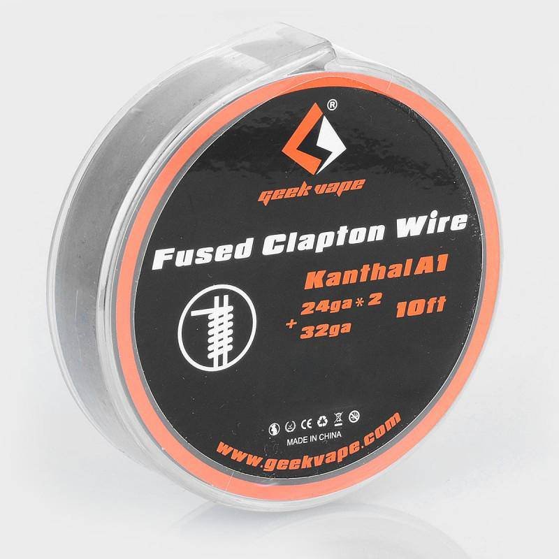 authentic-geekvape-kanthal-a1-fused-clapton-heating-wire-for-rba-rda-rta-24ga-x-2-32ga-3m-10-feet_142db9c3-2b75-4b80-8280-fa33814a2dc3.jpg GEEK VAPE FUSED CLAPTON WIRE KANTHAL A1 10 FT - Image 1