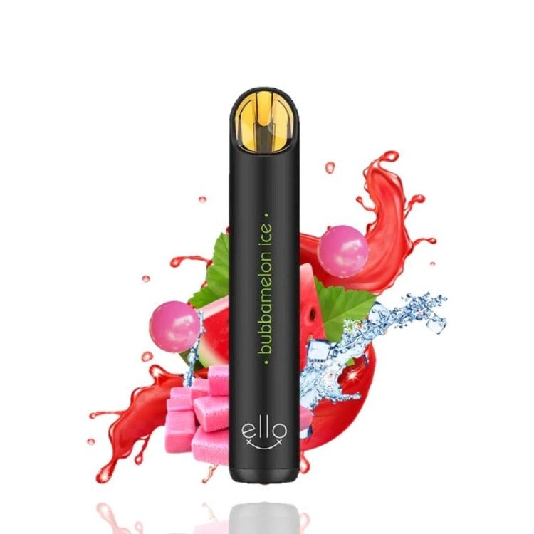 download_7.jpg BLVK ELLO TOBACCO FREE DISPOSABLE BUBBAMELON ICE 5% 3500 PUFFS - Image 1