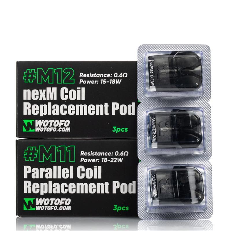 WOTOFO MANIK MINI - M11/ M12 nexM Coil Replacement Pod - Image 1